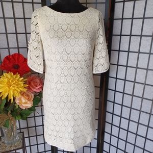 Trina Turk Bonfire dress en white wash